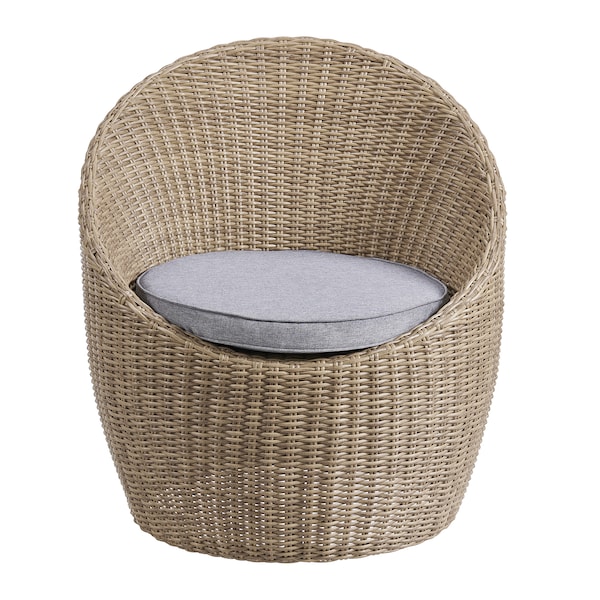 Strafford All-Weather Wicker Outdoor Set With Two Chairs And 18H Cocktail Table